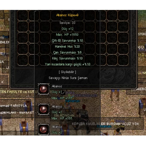  +9 Abanoz Küpe 5 Efsun